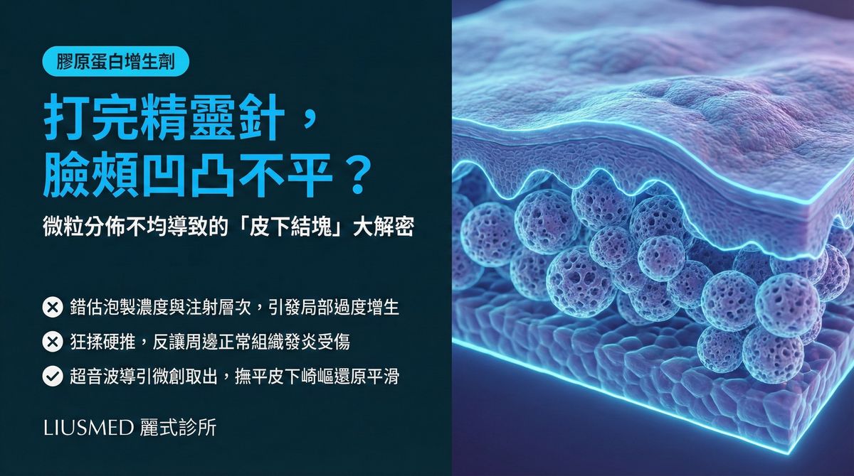 精靈針硬塊凹凸不平?FILLER REVISION 的 PDLLA 併發症微創修復方案