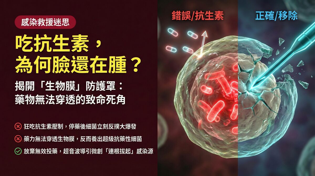 抗生素治不好生物膜腫脹?FILLER REVISION 的根治修復策略