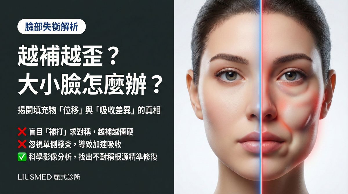 填充物後兩邊臉不對稱?FILLER REVISION 精準診斷與修復矯正方案