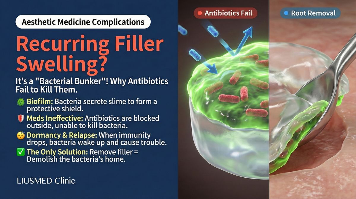 Biofilm Formation: Why Your Filler Keeps Swelling Despite Antibiotics