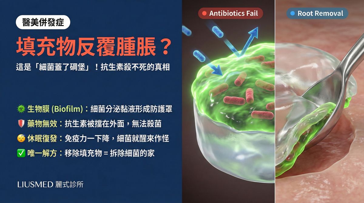 生物膜：FILLER REVISION 解析填充物反覆腫脹的科學原因