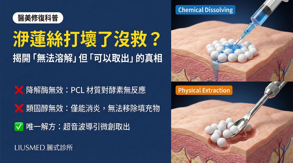 洢蓮絲出問題能取出嗎？FILLER REVISION 的 PCL 填充物修復方案