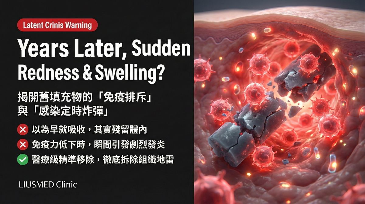 フィラー注入から数年後の突然の腫脹 — FILLER REVISIONによる遅発性反応の根本治療