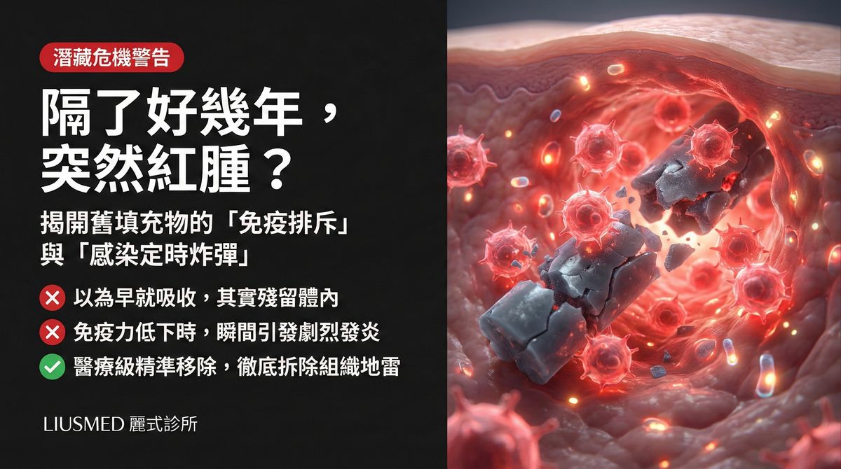 填充物數年後突然紅腫發作?FILLER REVISION 遲發性反應修復方案