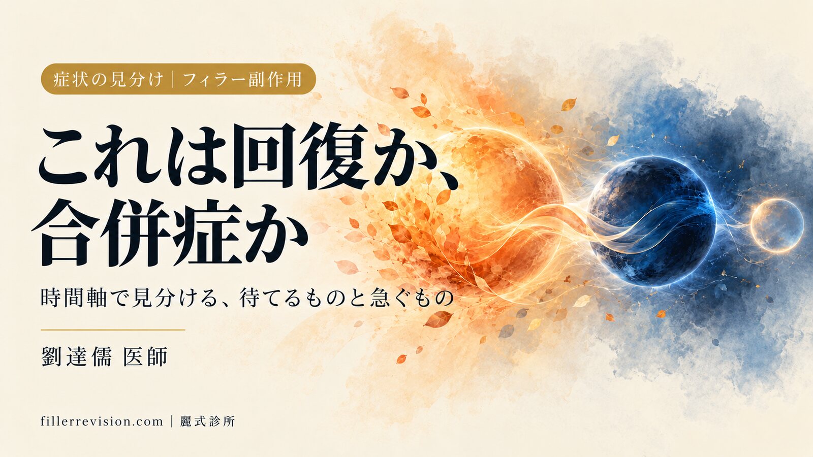 フィラーの副作用|自然に落ち着くものと、処置が必要なもの