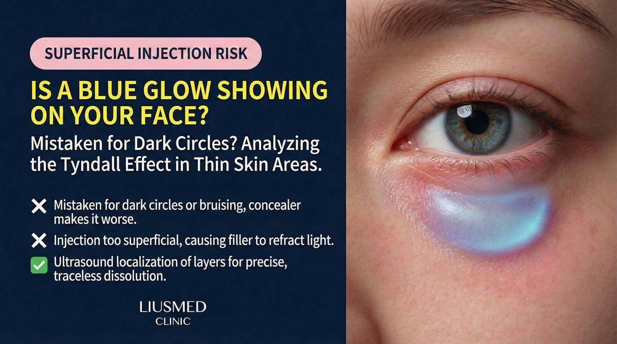 薄皮部位のフィラー透見を修正 — FILLER REVISIONによる超音波ガイド下精密治療