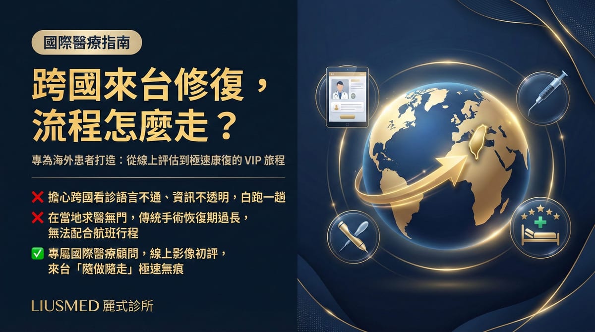 海外患者 FILLER REVISION 指南：來台灣進行填充物修復的完整流程