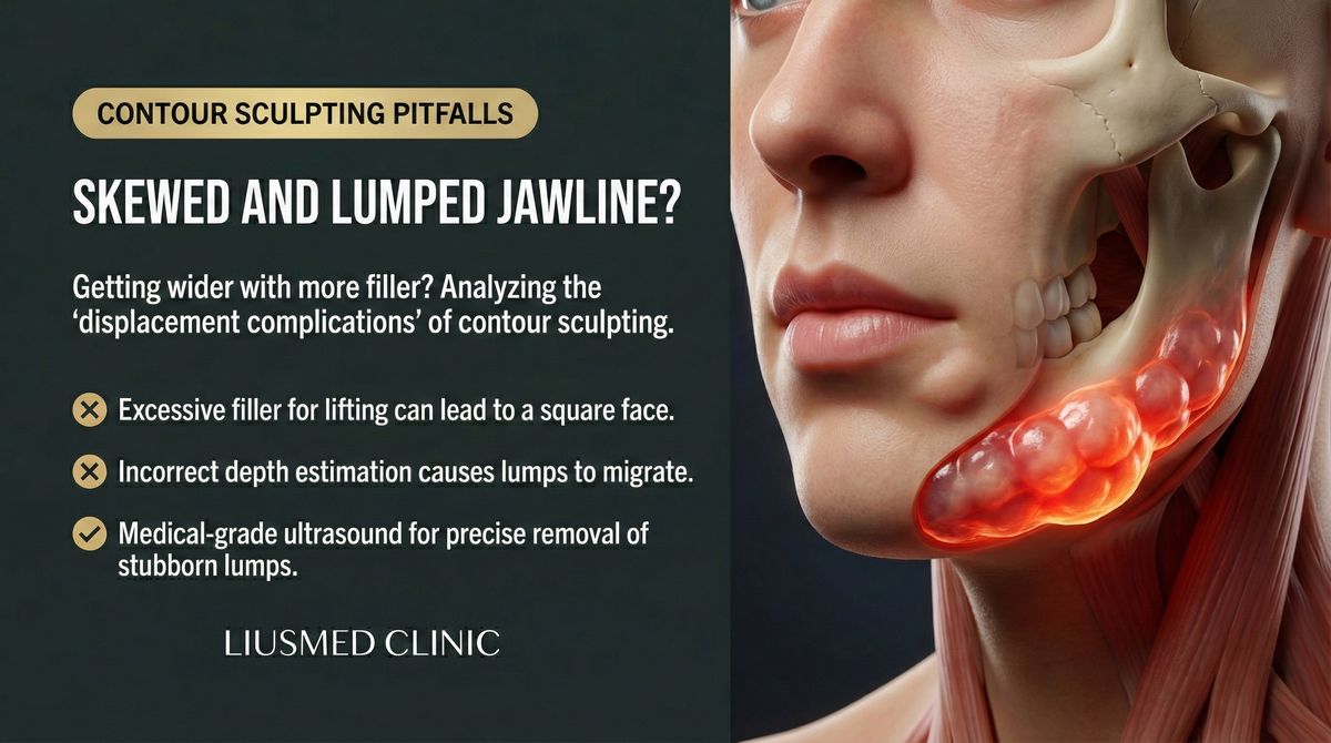 턱선 필러 이동·울퉁불퉁 — FILLER REVISION 윤곽 정밀 수복 가이드
