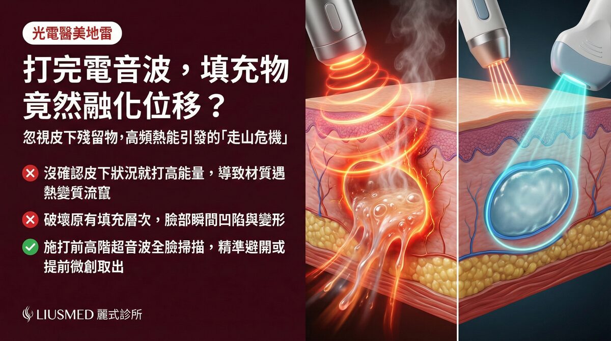 電波雷射打在填充物上出事了?FILLER REVISION 的評估與修復方案