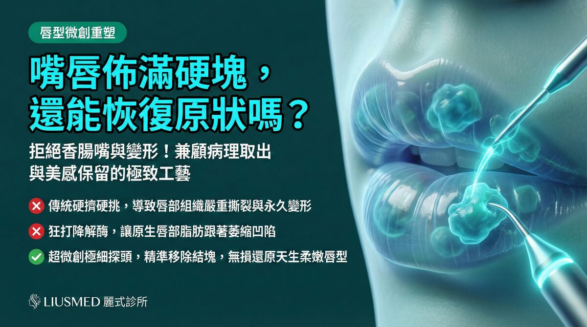 嘴唇填充物取出與唇型重塑:FILLER REVISION 保留美感的精準修復