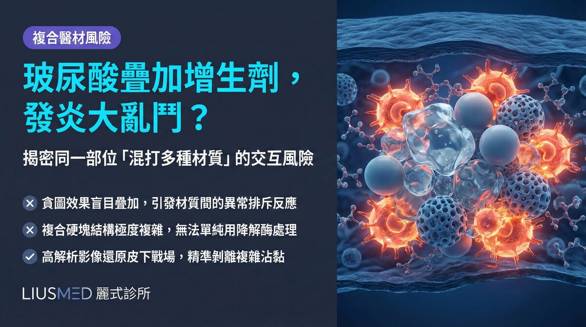 同一部位打了多種填充物:FILLER REVISION 解析複合材料的交互風險