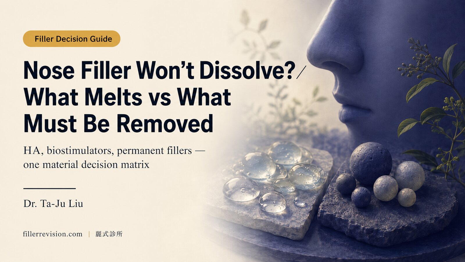 Nose Filler Won't Dissolve? Which Ones Melt Away and Which Must Be Removed