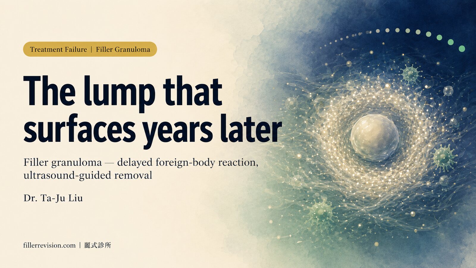 A Lump on Your Nose Years After Filler? Understanding Filler Granuloma — the Foreign-Body Reaction That Surfaces Months to Years Later