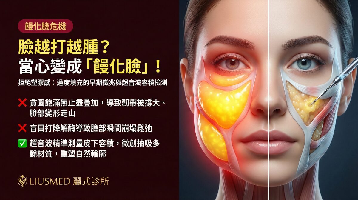 饅化臉前兆你注意到了嗎?FILLER REVISION 教你辨識過度填充警訊
