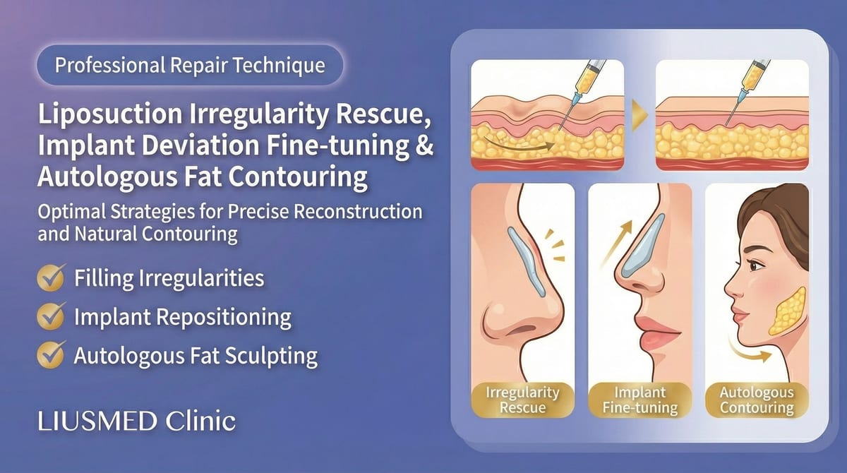 FILLER REVISION美容外科修復:脂肪吸引輪郭レスキュー、インプラント調整&自家脂肪リファインメント