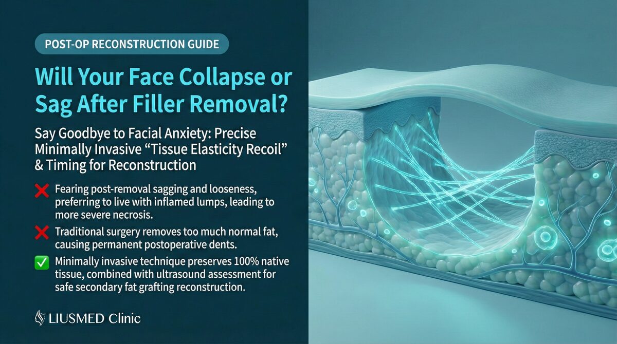 FILLER REVISION:フィラー除去後のボリューム変化と二次再建戦略 — この技術が他の失敗を解決する理由
