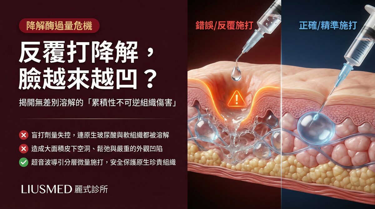 反覆打降解酶組織反而萎縮?FILLER REVISION 的不傷組織修復方案
