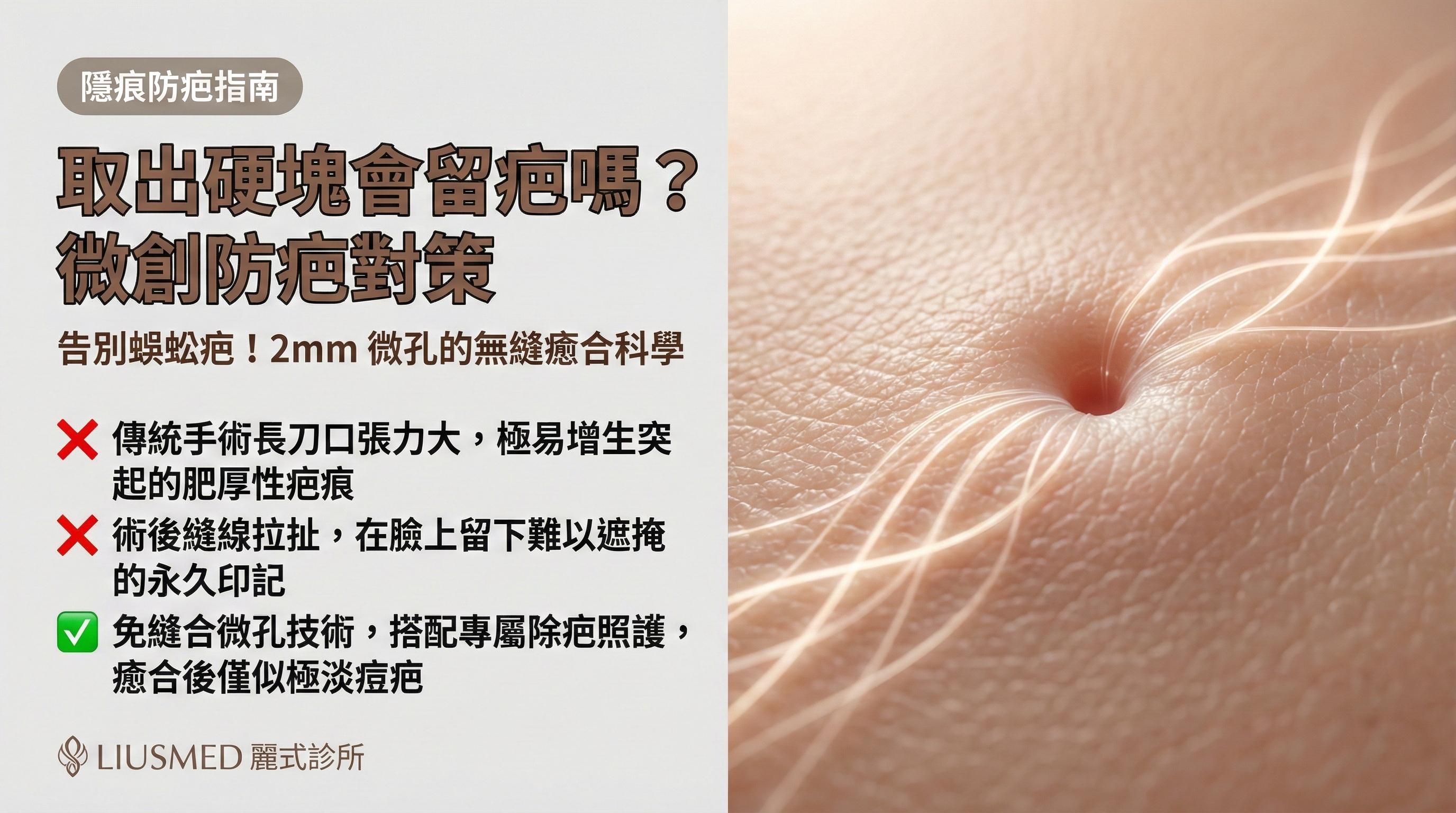 FILLER REVISION 微創取出術防疤指南：二次修復後的疤痕照護
