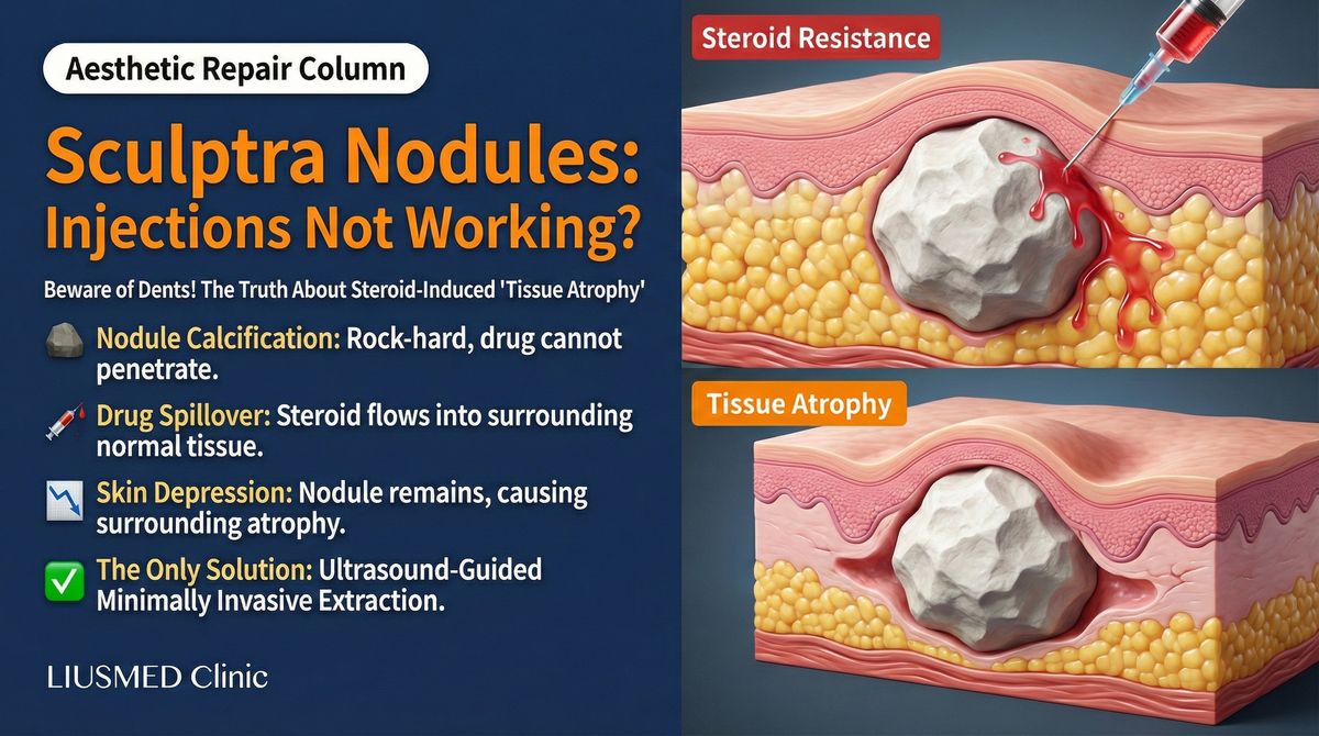 Sculptra Lumps After Failed Steroids? FILLER REVISION Extraction Options