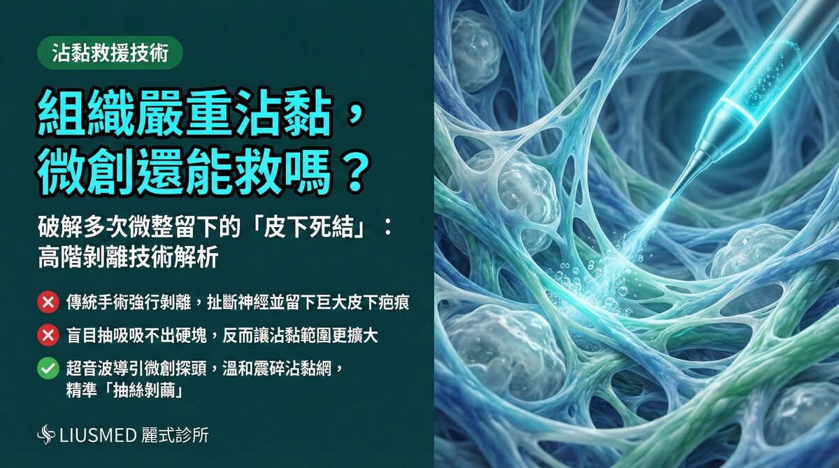 多次微整導致組織嚴重沾黏?FILLER REVISION 的微創分層修復策略