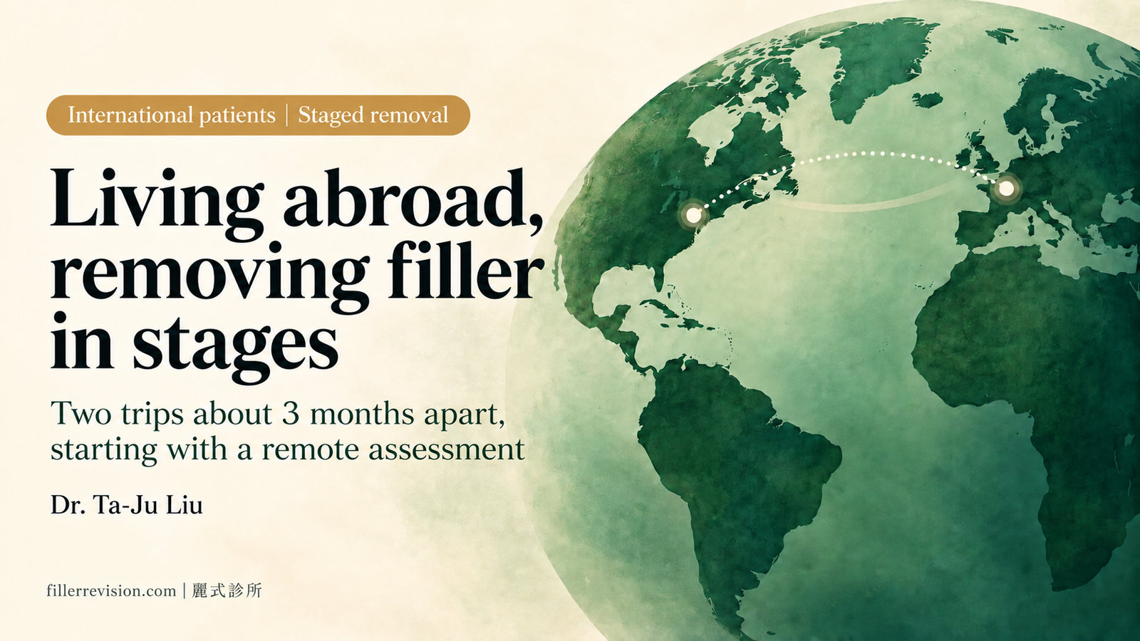 Living Abroad and Need Filler Removed in Stages? How the Two Trips Work