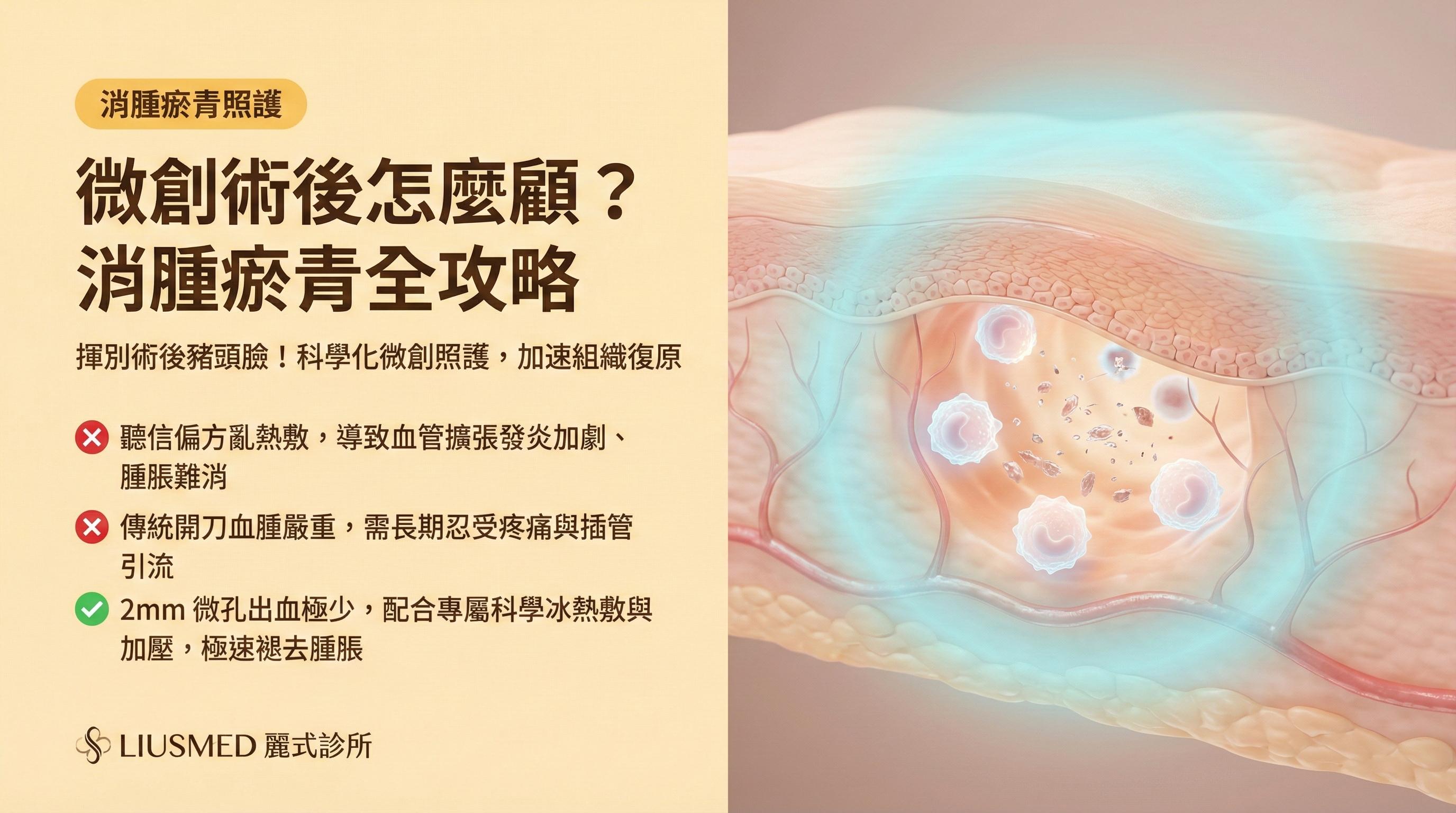 FILLER REVISION 微創取出術後消腫瘀青照護：二次修復的完整指南