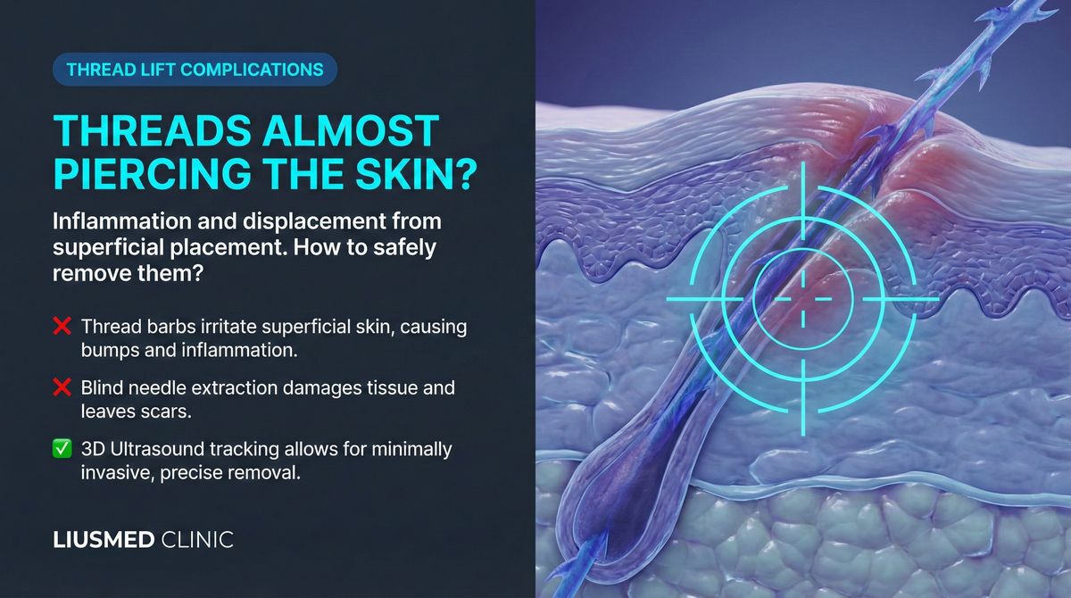 Thread Lift Gone Wrong? FILLER REVISION Ultrasound-Guided Thread Removal