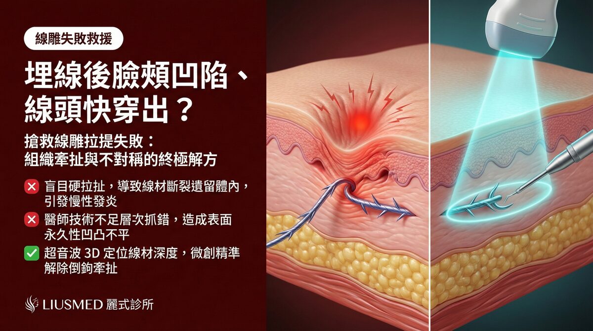 埋線拉提失敗後怎麼辦?FILLER REVISION 的超音波精準救援方案