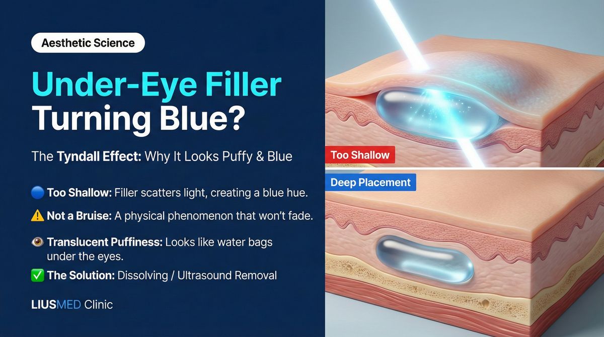 眼下泛藍浮腫治不好？FILLER REVISION 廷得耳效應修復方案