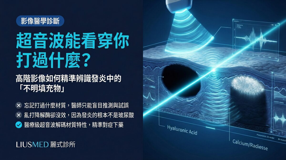 高階超音波如何分辨填充物類型:FILLER REVISION 的影像鑑別科學
