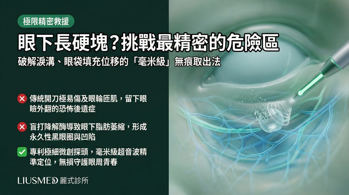 眼周填充物取出:FILLER REVISION 在最精密區域的微創修復方案