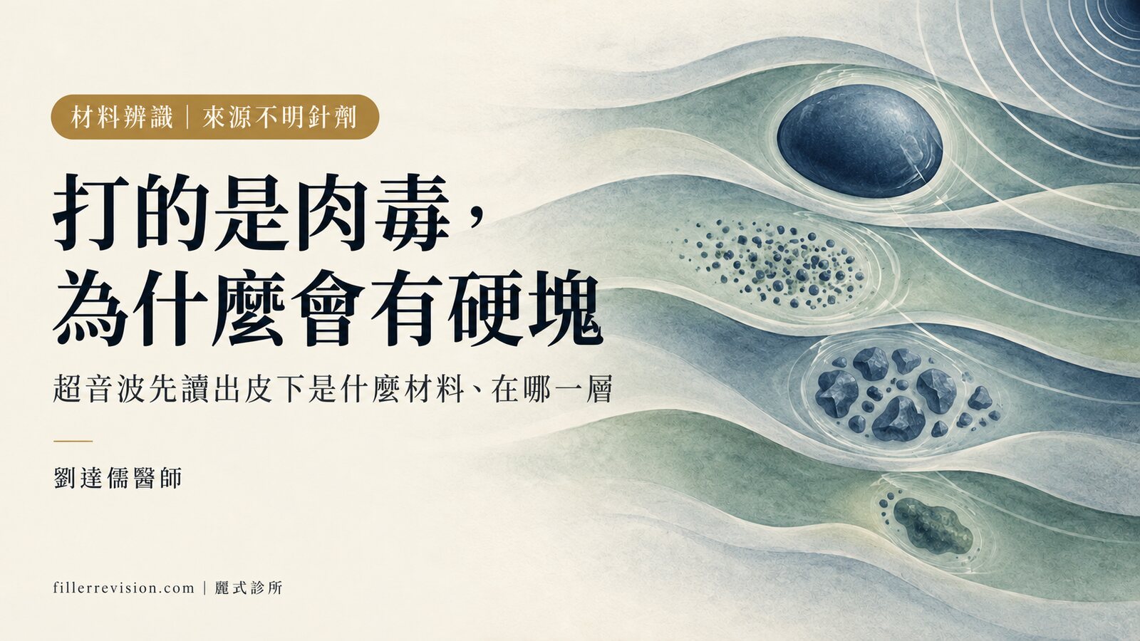 打的是肉毒，臉上卻多了一顆硬塊？來源不明針劑的成分辨識