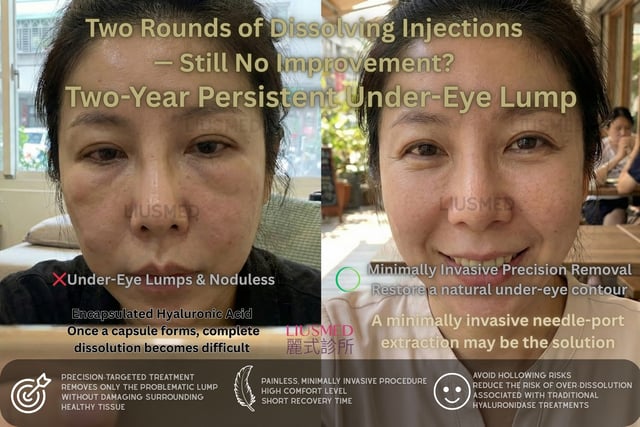 That "bump" under my eye followed me for three years...