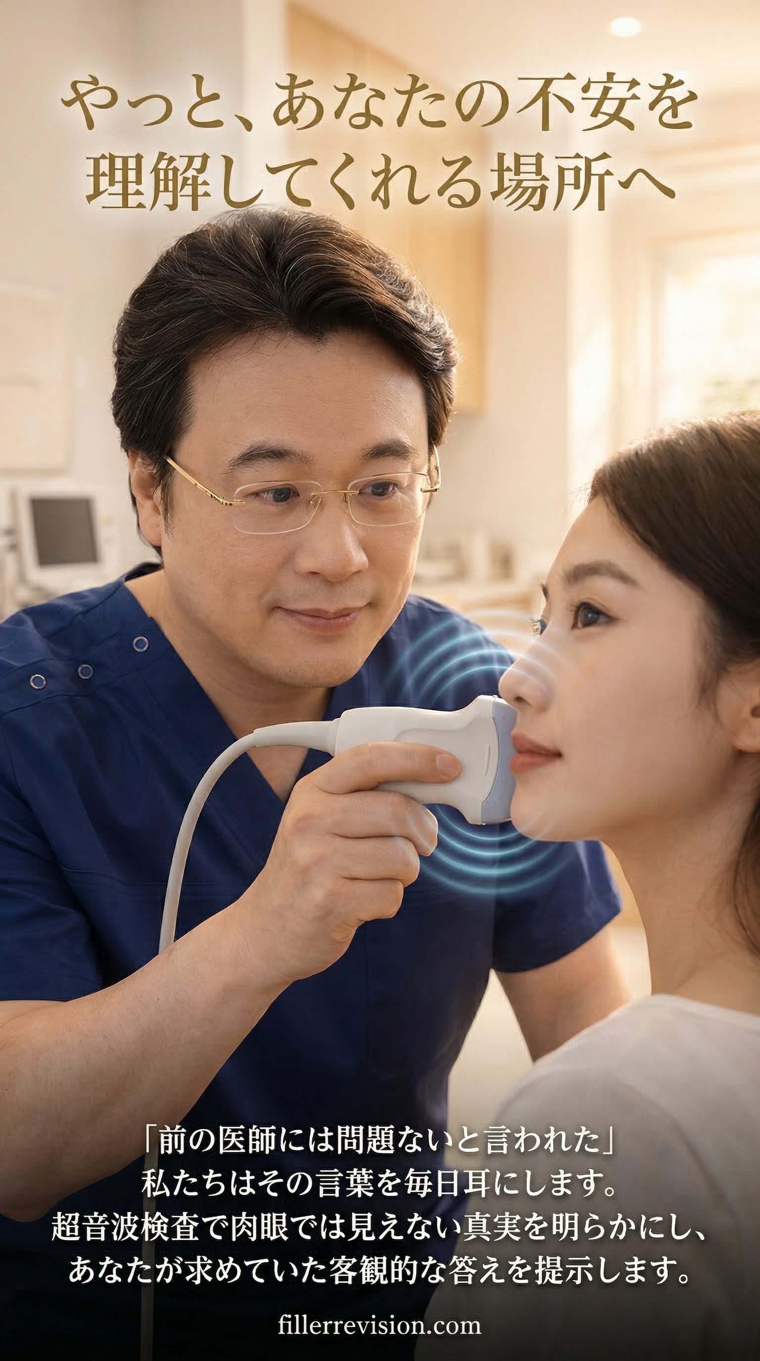 やっと、あなたの不安を理解してくれる場所へ — 「前の医師には問題ないと言われた」——私たちはその言葉を毎日耳にします。超音波検査で肉眼では見えない真実を明らかにします。