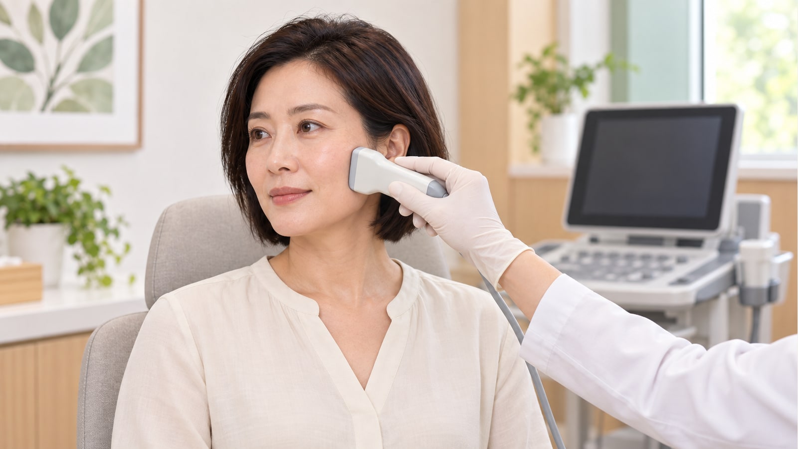 Professional Micro-Invasive Lump & Pillow Face Repair — illustrative assessment scene